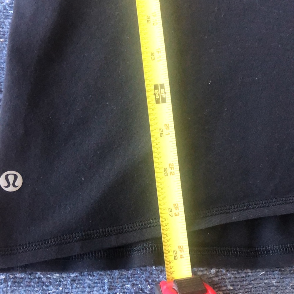 Lululemon sz10 black luon w mesh tank❤️ - Picture 7 of 8